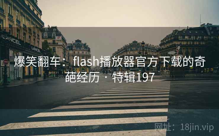 爆笑翻车:flash播放器官方下载的奇葩经历 · 特辑197